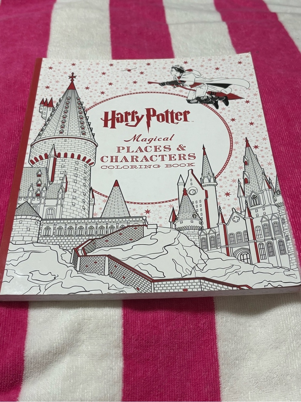 Harry Potter Magical Places & Characters Coloring Book with photo pages
